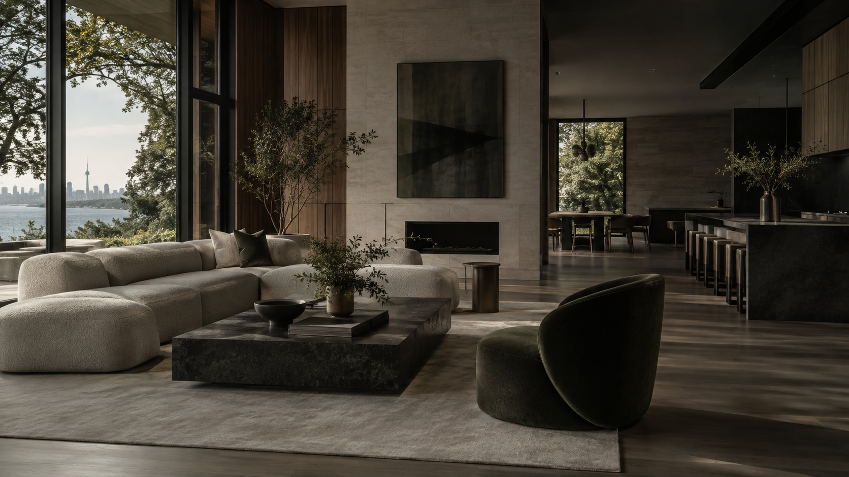 Contemporary residence interior
